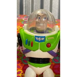 1995 Toy Story Buzz Lightyear Vinyl Help Plush Stuffed Animal not Tested